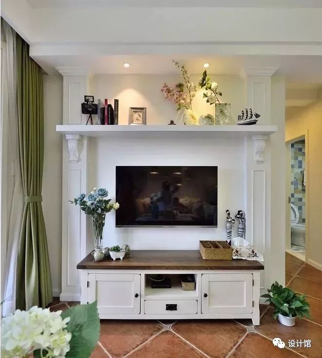 电视背景墙小如何设计好看,小面积的电视背景墙