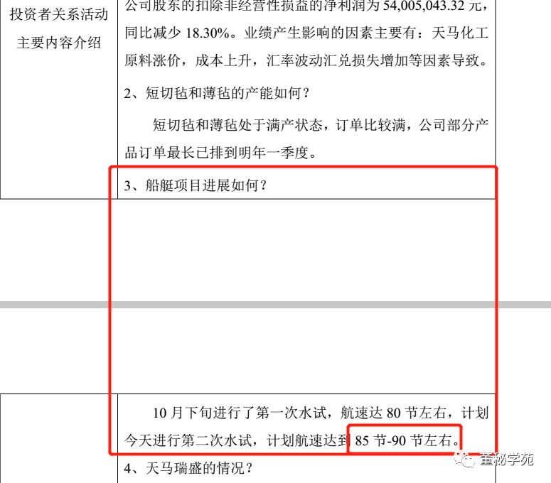 机构交流会上说大话收关注函长海股份董秘要长点心了