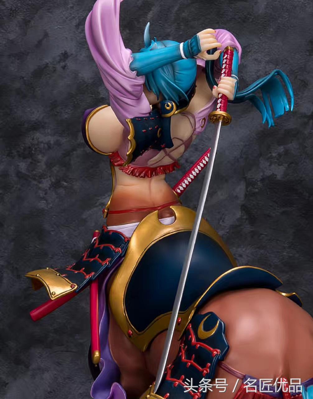 人马造型女战士手办,手办人偶日本武士