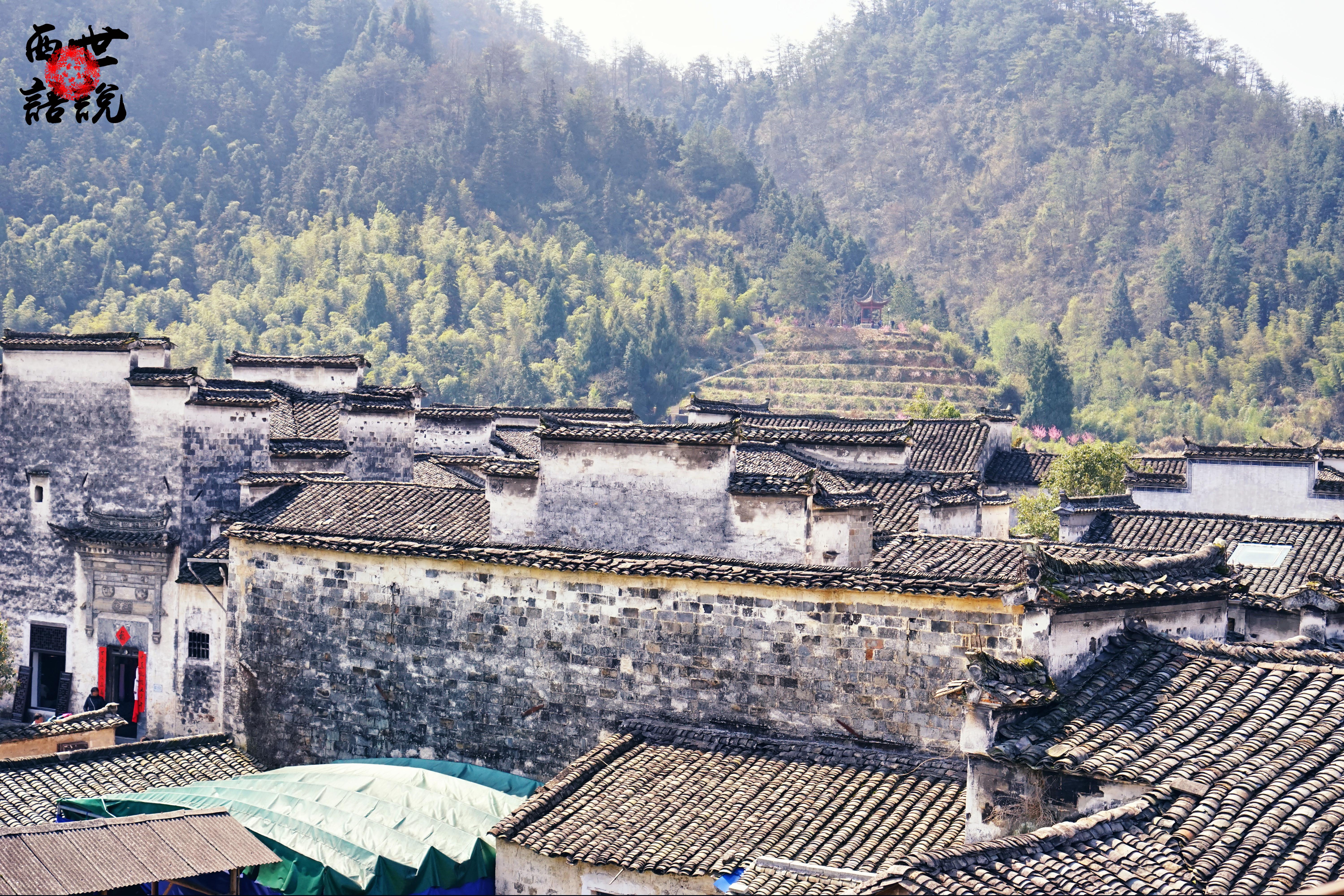 航拍西递：看它如何成为风水教科书风水师如何营造格局至上的城