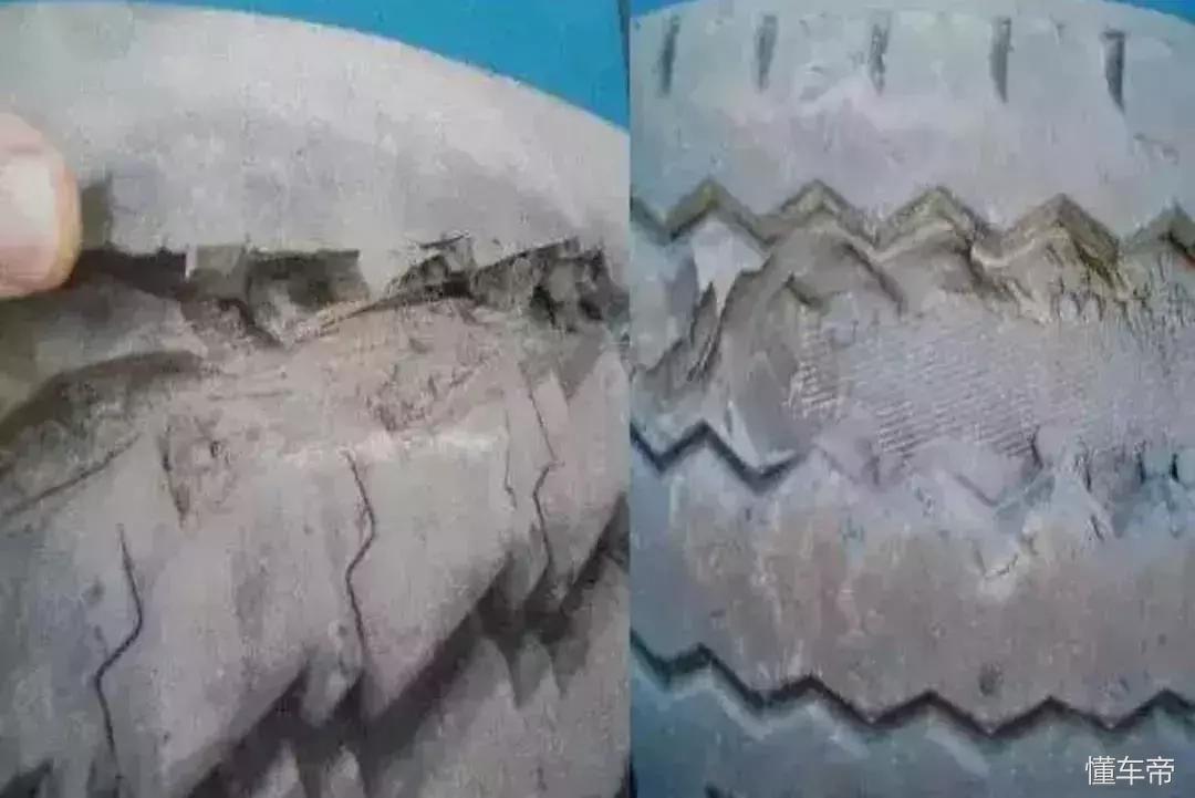 卡车轮胎断丝鼓包原因,卡车轮胎损坏原因图解