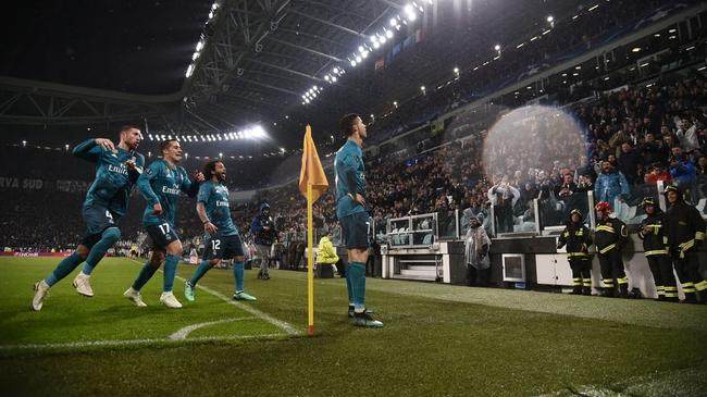 c罗倒钩让布冯沉默让齐达内挠头,c罗尤文进球布冯庆祝