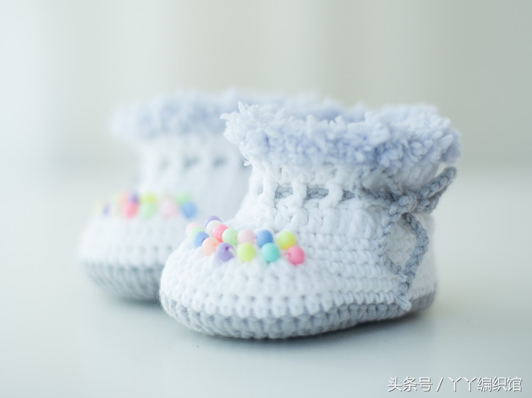 婴儿鞋钩织小靴子教程,宝宝小靴子钩织教程图解