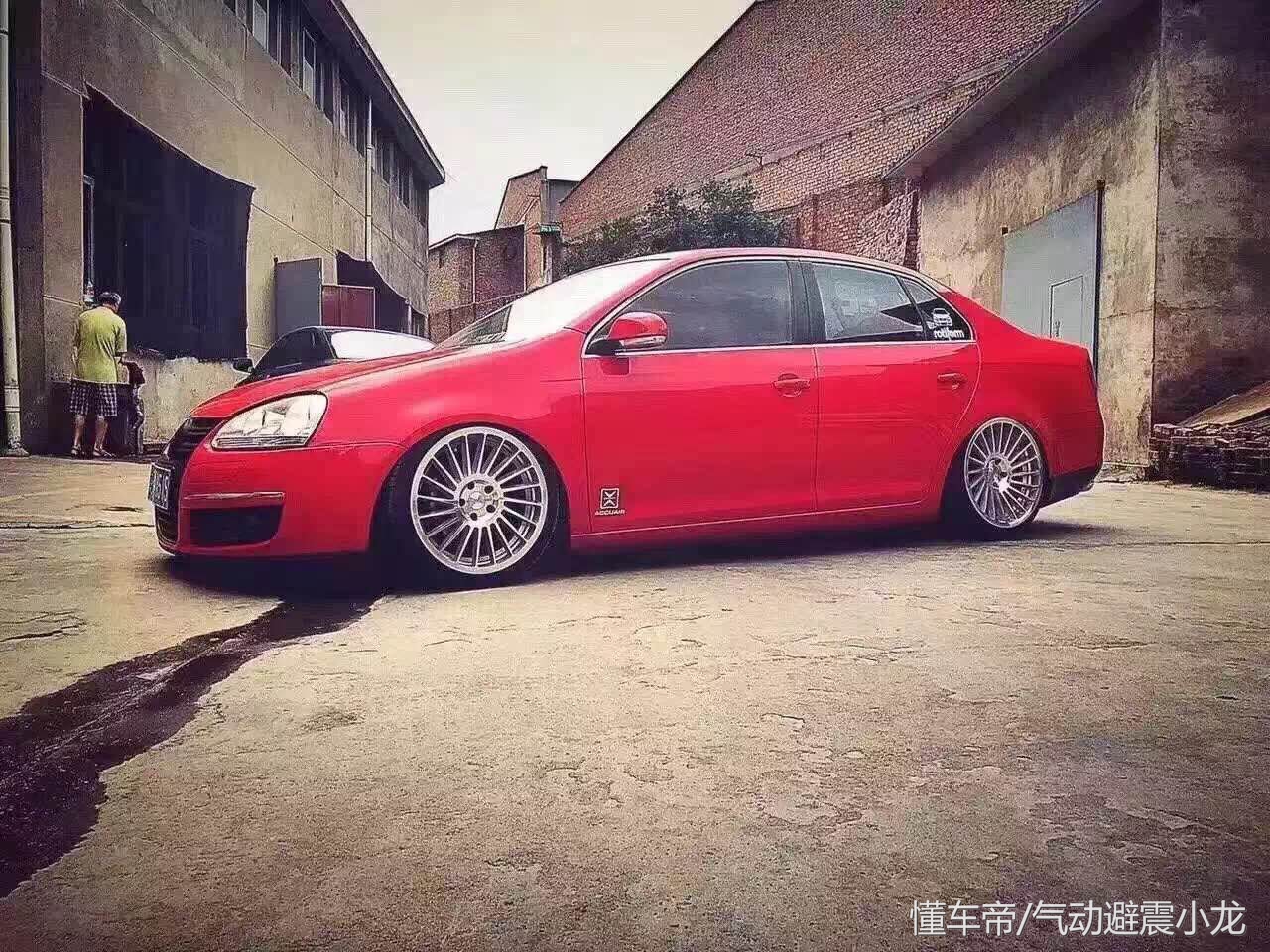 大众速腾改装低趴,速腾改低趴