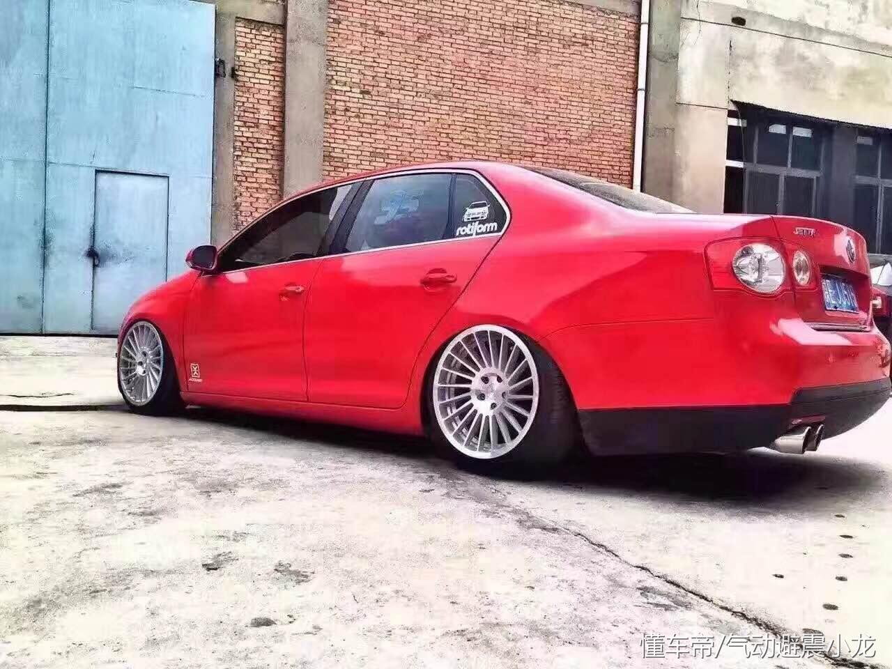 大众速腾改装低趴,速腾改低趴