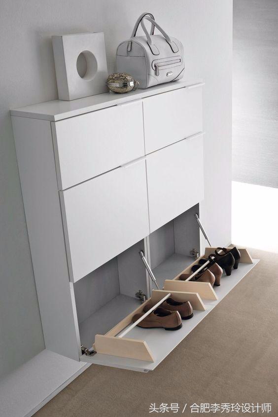 鞋柜太小怎么放鞋,鞋柜太小怎么做