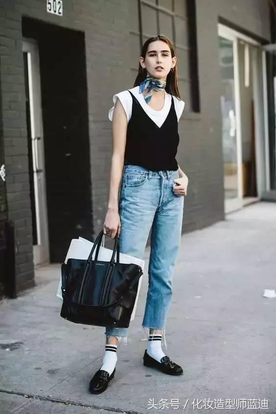 t恤搭配牛仔裙的穿法,t恤30种穿法