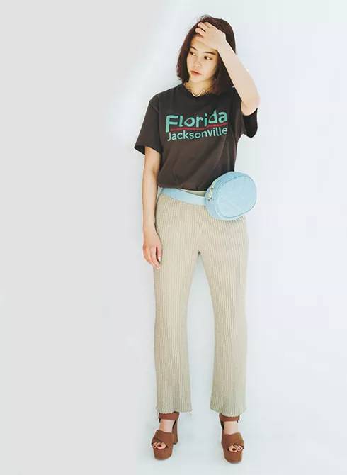 日本杂志揭载春夏最强搭配元素：LOGO字母T、透视裙