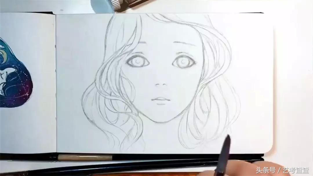 水彩制作教程,水彩教程小姐姐