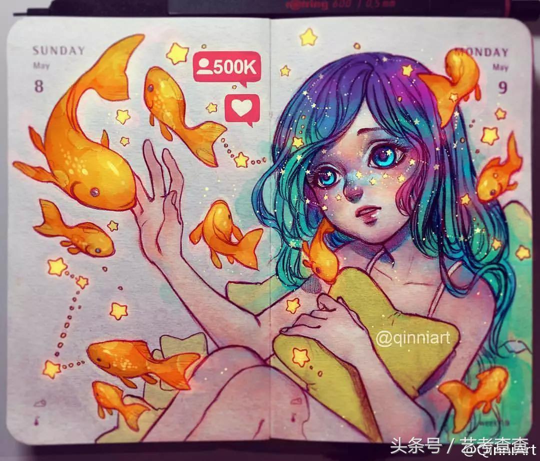 水彩制作教程,水彩教程小姐姐