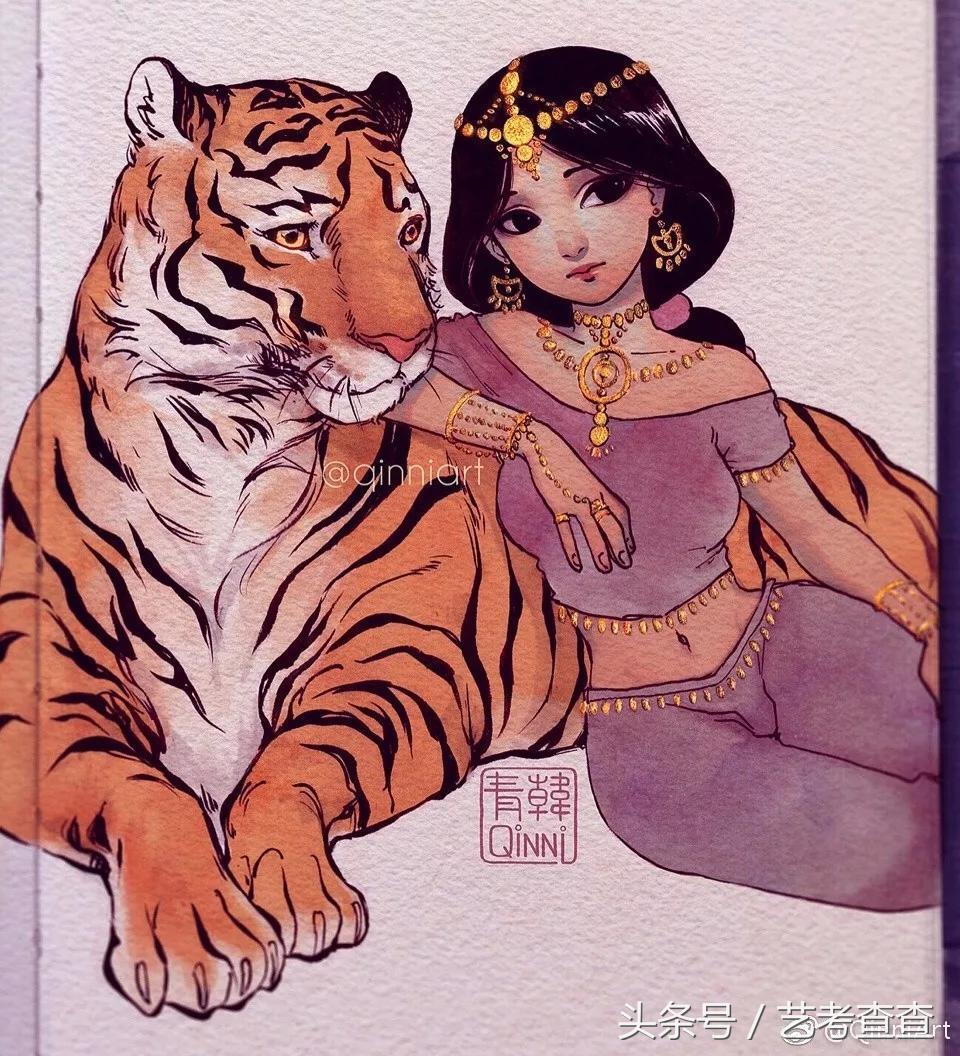 水彩制作教程,水彩教程小姐姐