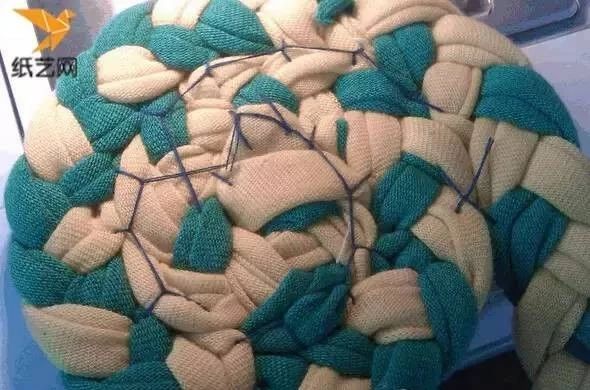 旧衣服编织坐垫花样大全,旧衣坐垫编织教程
