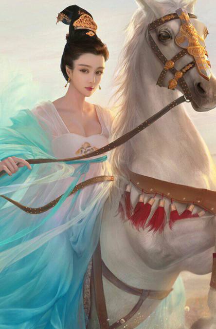 十二星座双子座古装女图片,十二星座手绘之古风双子座教程