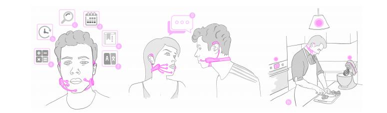 科技：戴上这款耳机，你不用说话就能控制家里的电视了！