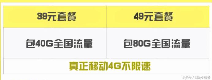 移动怎么办理39元40g流量的套餐,移动通用不限流量不限速套餐