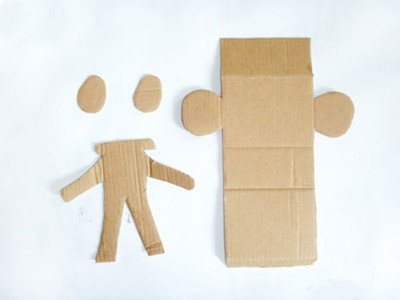 小猴子纸盒,幼儿园立体小猴子手工制作