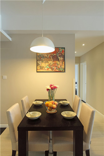 现代简约清新小公寓,90平米小公寓三室一厅