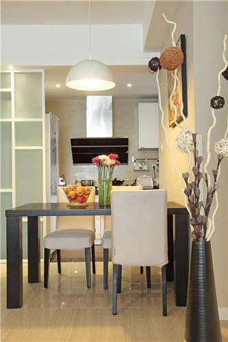 现代简约清新小公寓,90平米小公寓三室一厅