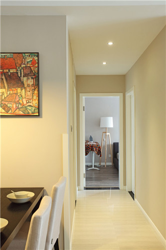 现代简约清新小公寓,90平米小公寓三室一厅