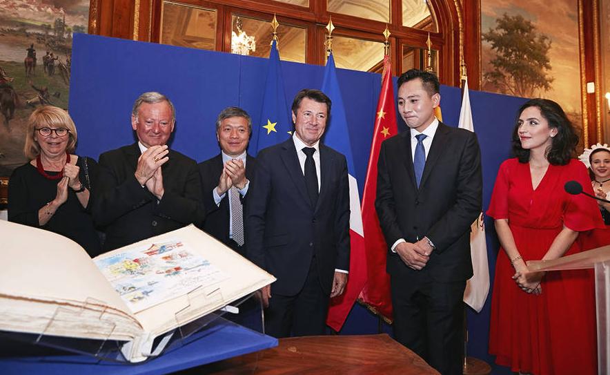 刘烨全票当选法国尼斯荣誉市民,同时也是第一个获此殊荣的中国人