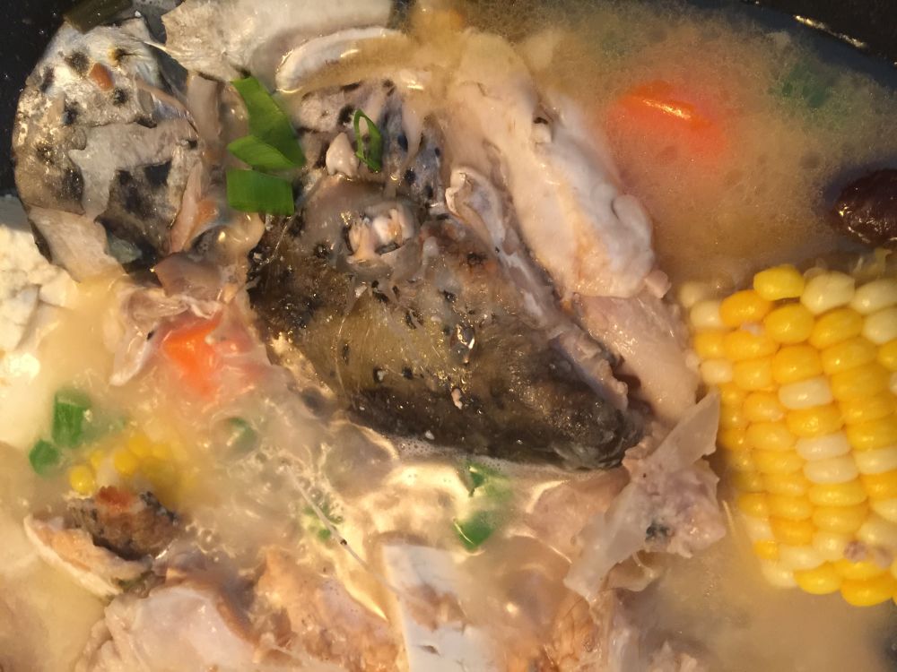 三文鱼头汤图解,三文鱼头汤