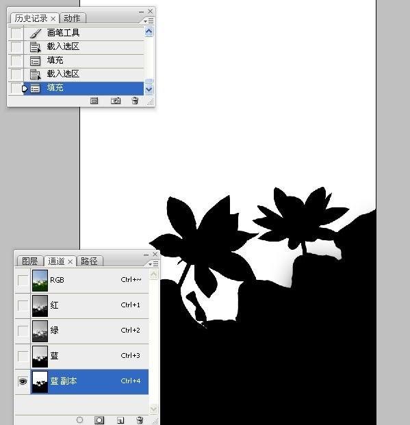 拍荷花用ps做成水墨画方法,ps怎样将拍的荷花p得漂亮免费教程