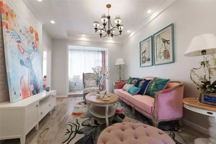 90平两室美式装修,90平米两房小户型美式风格