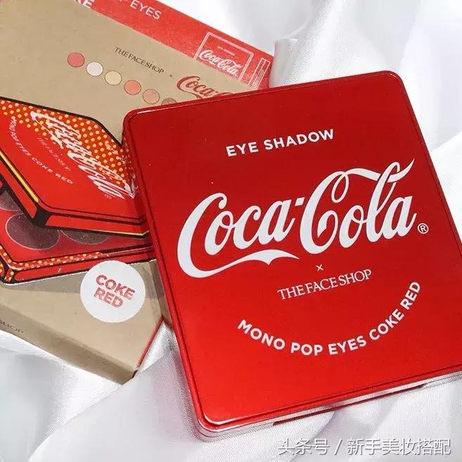 用可口可乐版化妆品化妆,可口可乐妆容
