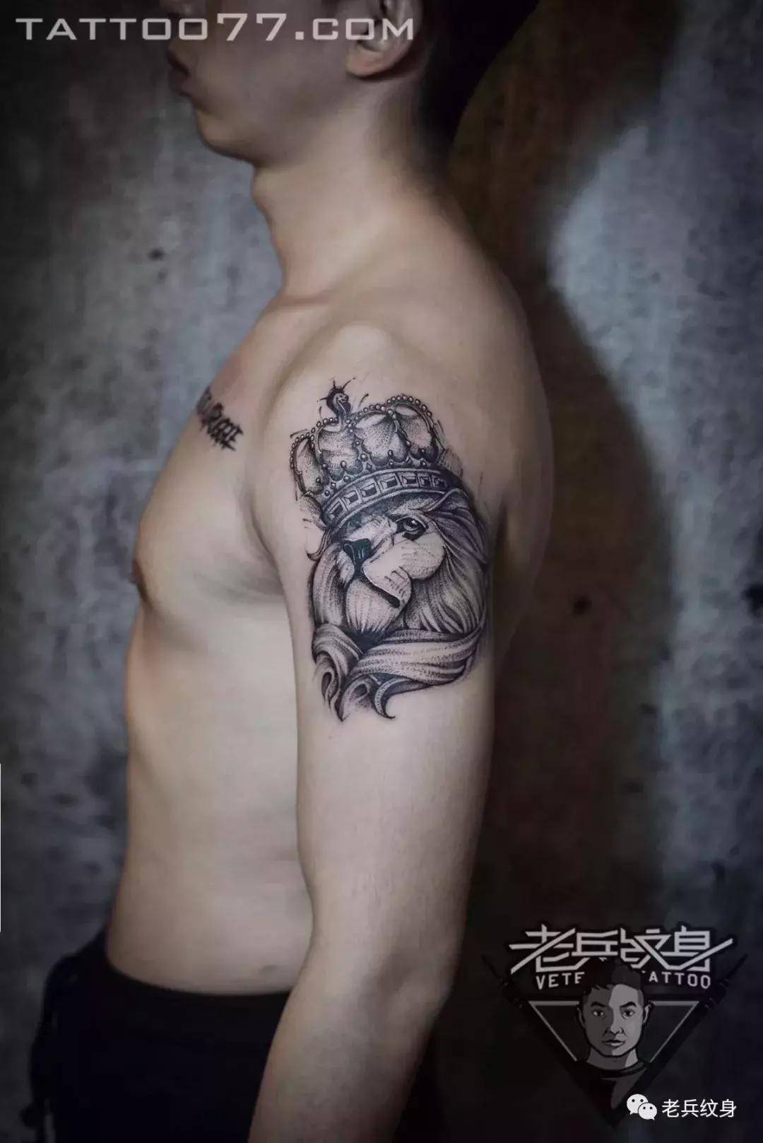 老兵纹身工作室的纹身结果,老兵纹身小臂手稿大全