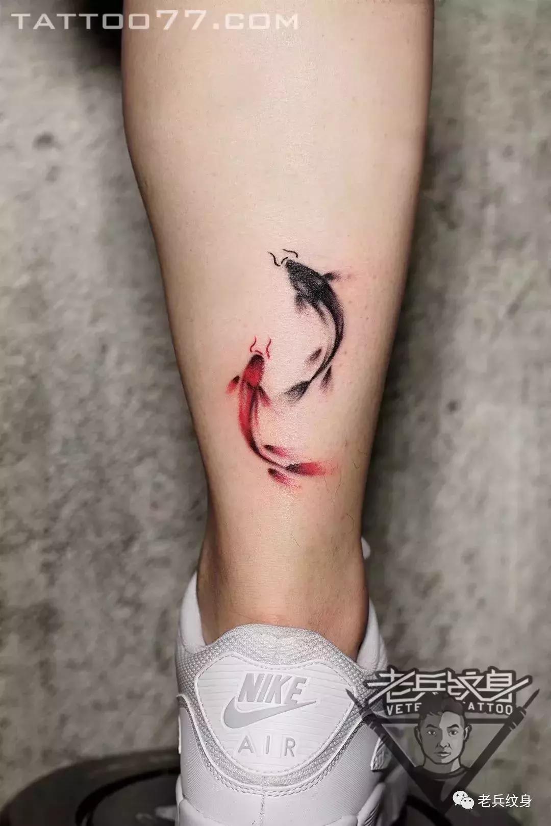 老兵纹身工作室的纹身结果,老兵纹身小臂手稿大全