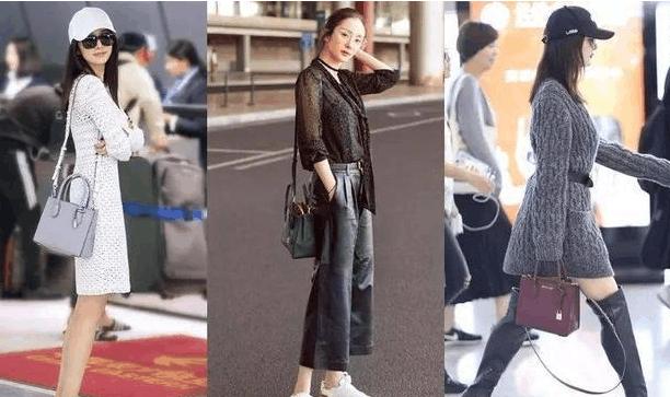 杨幂推荐的mk的包包爵迹,mk绿色包包杨幂同款尺寸