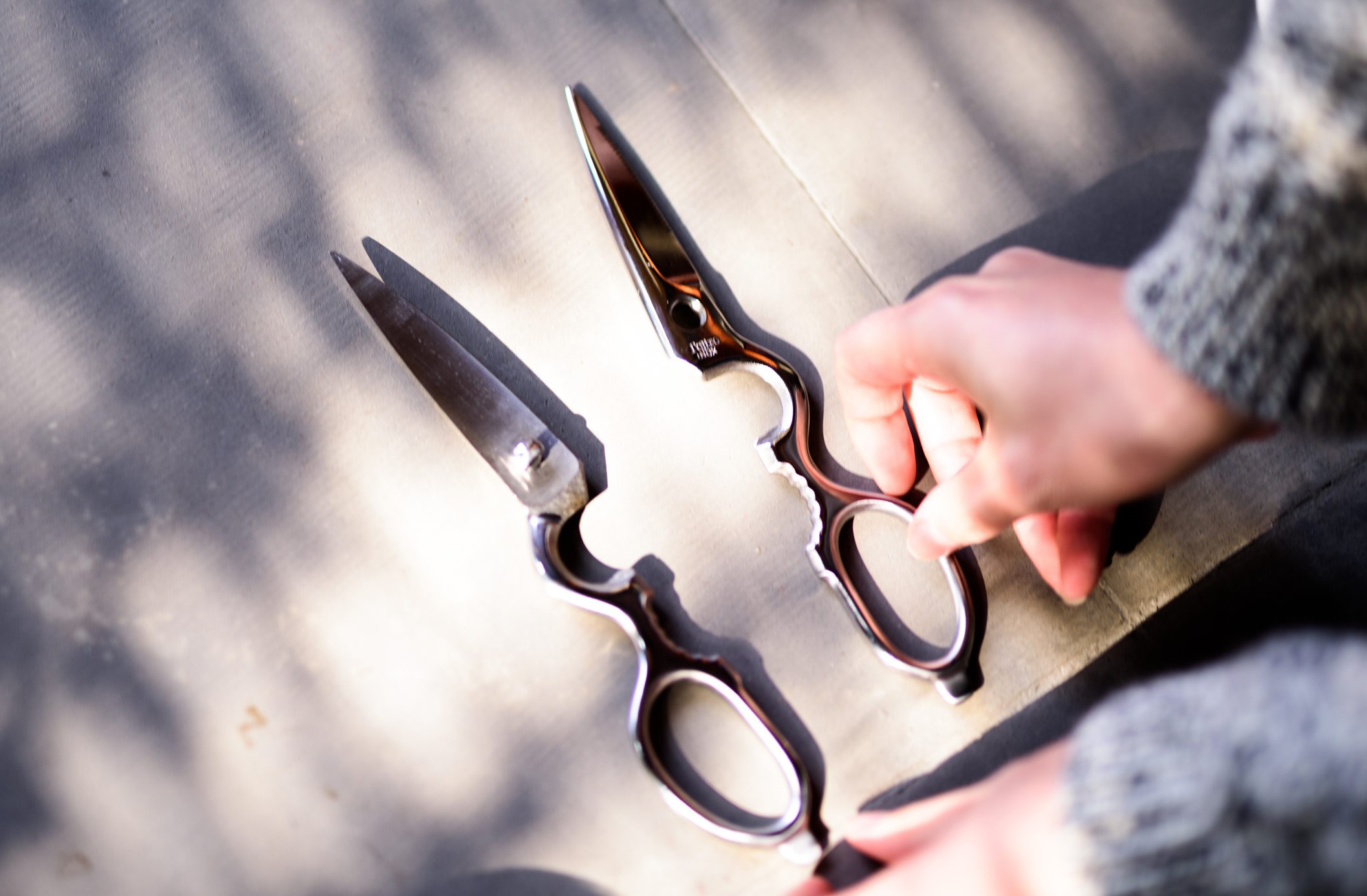 日本多功能料理剪刀,厨房多功能剪刀让你做菜更轻松