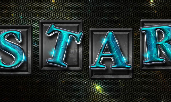 ps特殊文字效果的制作,ps怎么设置文字立体发光效果