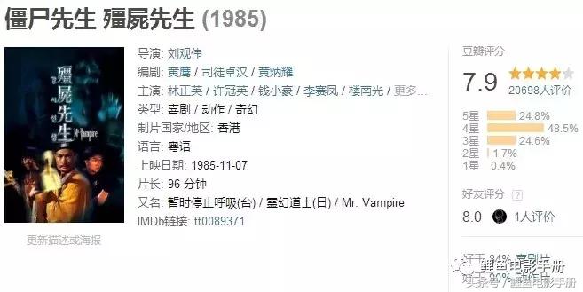 最港味的香港电影，林正英僵尸系列代表作二十部