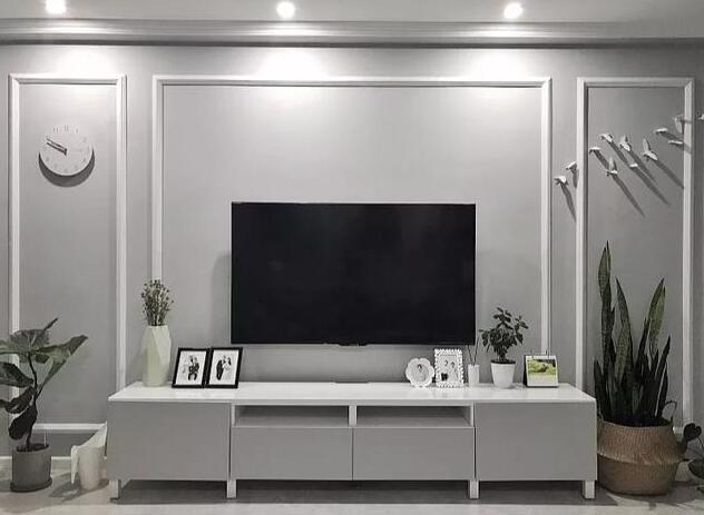 电视背景墙先装格栅还是先装地台,悬空背景墙电视装在哪个位置合适