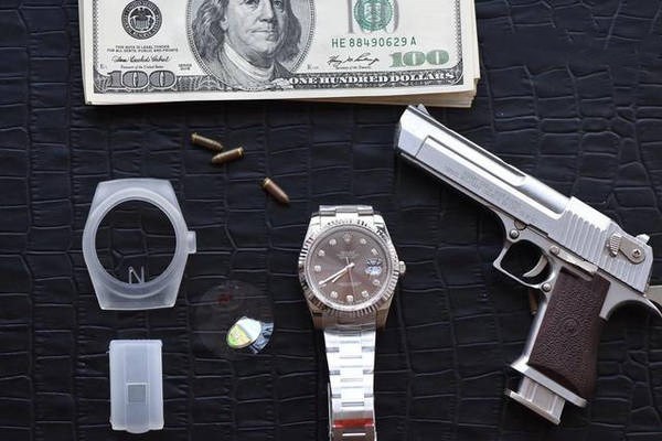 劳力士日志ar厂真表区别,时针钟表