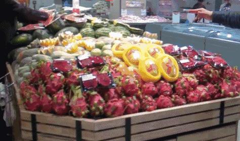 水果陈列展示怎样操作,水果正方形堆头陈列摆放教学