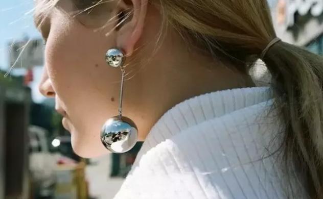 大耳环才是瘦脸神器,瘦脸神器腮帮子