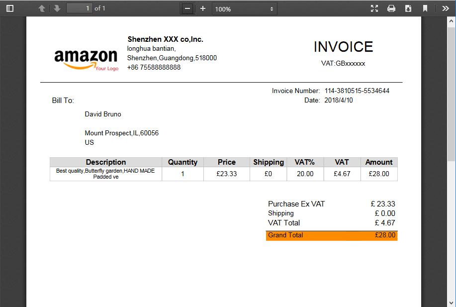 如何打印亚马逊发票 (亚马逊卖家的发票怎么打印)