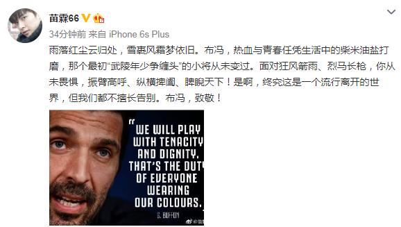 足坛巨星评价布冯,足坛大佬评价世界杯决赛