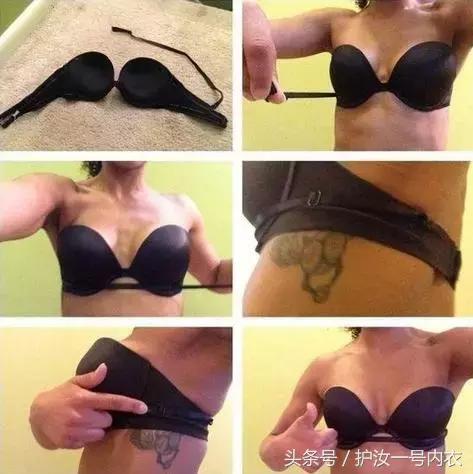 内衣不空杯穿法,内衣不露肩带穿法