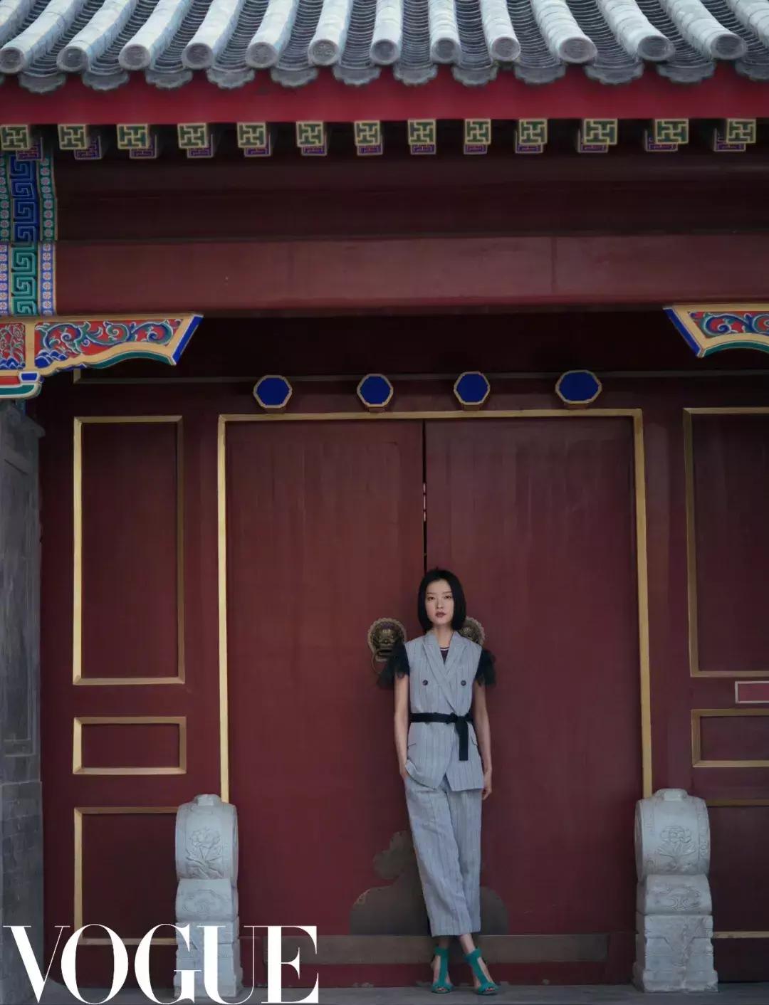 刘雯贺聪时装秀,刘雯贺聪时装周照片