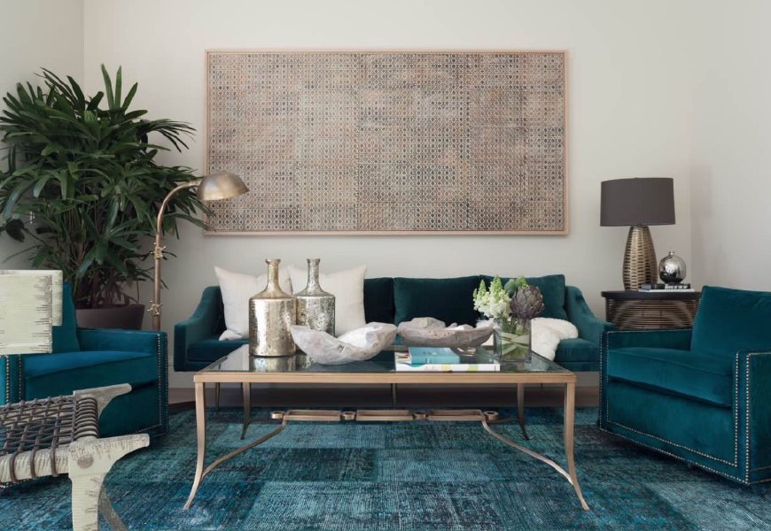 房间配色效果高级,云格装饰画