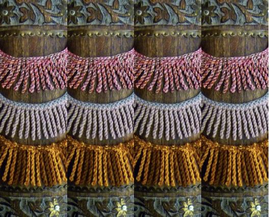 学钩织抱枕圆花朵,学钩枕套