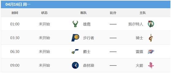 2023-2024nba16强季后赛赛程时间表,nba赛程排名