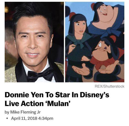 花木兰刘亦菲甄子丹真人照片,甄子丹李连杰梁朝伟张曼玉章子怡