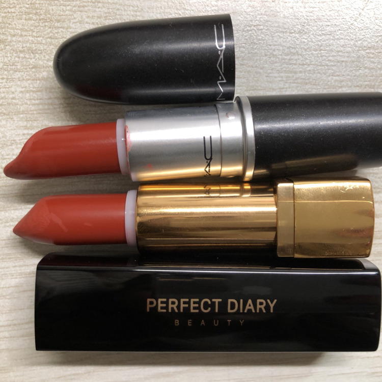 macchili小辣椒口红平替,mac秀智色黄皮试色