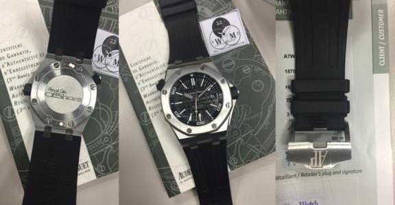 灰灰图文详解爱彼皇家橡树离岸型JF15703潜水腕表