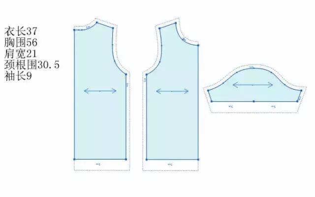 怎样裁剪t恤衣服的全部过程,儿童圆领短袖t恤衫的裁剪方法