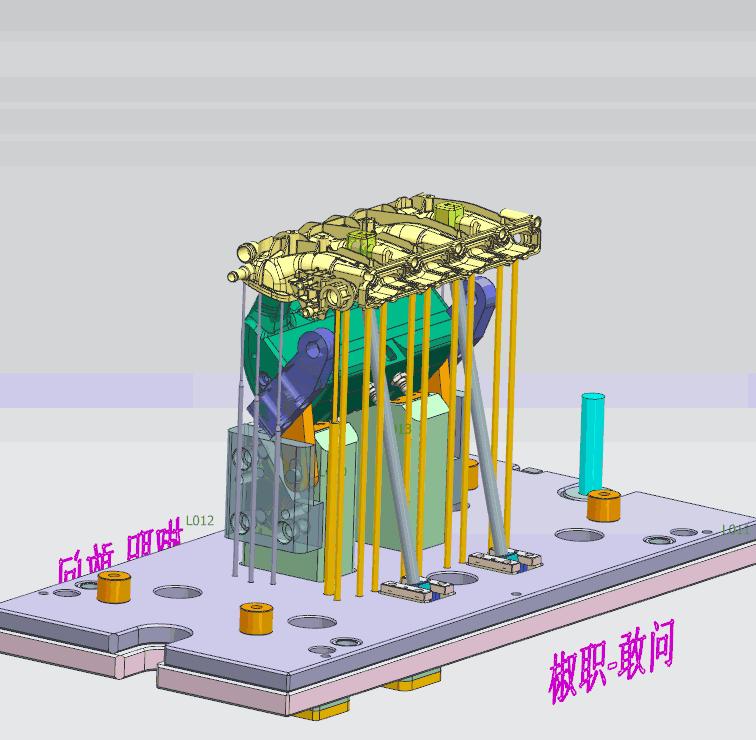 塑胶模具外观结构,塑胶模具分析剖面图